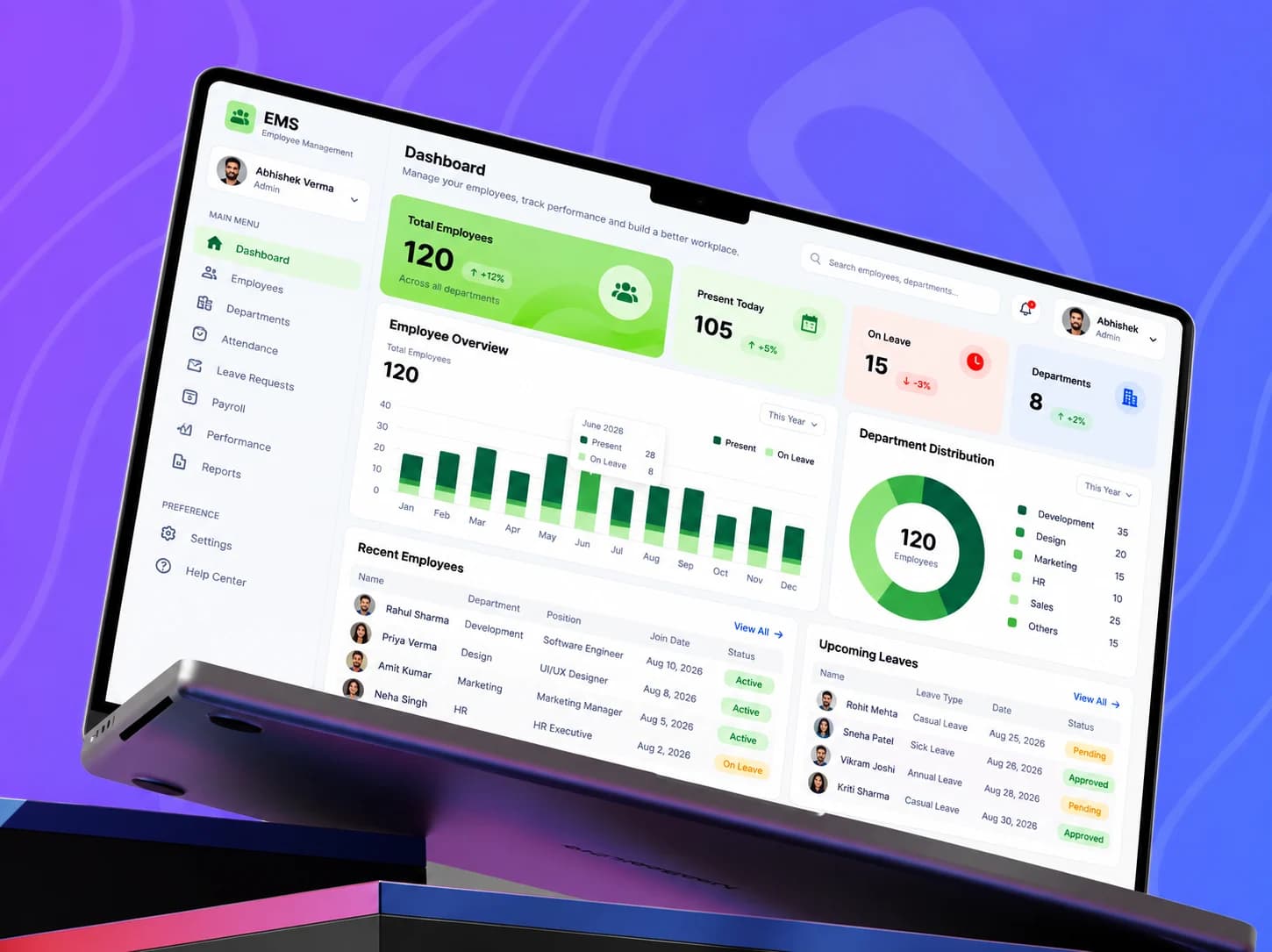 Employee Management System screenshot