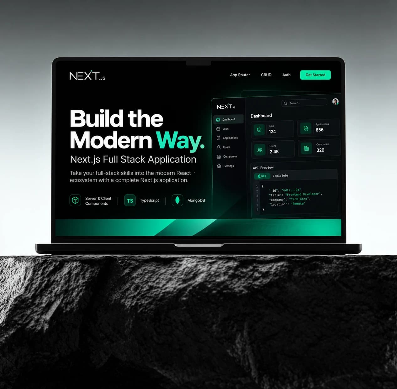 Next.js Full Stack Application screenshot