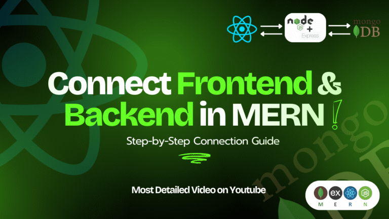 how to connect frontend with backend in MERN stack